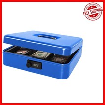 Portable Cash Box with Advanced Lock &amp; Compartments - Perfect for Indoor... - $663.39 MXN