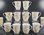 12 Pc Lenox Butterfly Meadow Mugs Mix Set Flowers Botanic Monarch Coffee... - $132.33