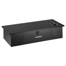 VEVOR Wall-Mounted Salon Workstation, Equipped with 3 Holders for Hair Dryers, S - $2,761.91 MXN