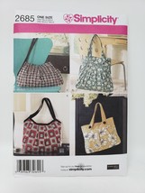 Simplicity Tote Bag Pattern #2685 - £7.04 GBP