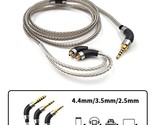OCC Silver Audio Cable For MEE audio PINNACLE P1 P2 PX M7 Pro EARPHONES - $22.76+