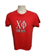 2008 Spring Rush Chi Phi The World is Yours Adult Small Red TShirt - £11.68 GBP