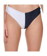 TOMMY HILFIGER Bikini Swim Bottoms Navy Blue and White Size Large $58 - NWT - $17.99
