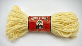 Vintage NEW Old Stock Aunt Lydia&#39;s Heavy Rug Yarn - Polyester 1 Skein Natural - £6.02 GBP