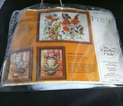 NOS Creative Circle Embroidery/Stitchery Kit 3D Le Boudoir Beauty Shaving Bath - $23.38