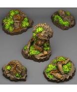 3D Printed Fantastic Plants and Rocks Aztec Ruins 28mm - 32mm D&amp;D Wargaming - €18,60 EUR+