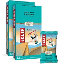 CLIF BARS - Energy Bars - Cool Mint Chocolate - With Caffeine - Made with Organi - £58.33 GBP