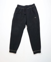 Vintage Y2K Nike Womens Large Travis Scott Mini Swoosh Fleece Joggers Pants - $44.50