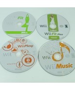 Nintendo Wii Games Lot of 4 Bundle Play Music Fit Plus - £18.03 GBP
