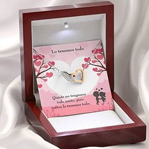 Express Your Love Gifts Lo Tenemos Todo Inseparable Pendant 18k Rose Gold Finish - £51.39 GBP