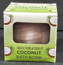 COCONUT BATH BOMB 5 oz Spa Naturals Luxury Collection - Buy more and save! - $2.84