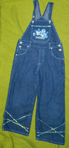 Youth Girls Classic Scooby-Doo Brand Denim Overalls size 4-5 / 24-26x20 - £12.56 GBP