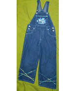Youth Girls Classic Scooby-Doo Brand Denim Overalls size 4-5 / 24-26x20 - £12.39 GBP