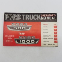 1966 Ford Truck 500 - 1000 Operator&#39;s Manual Gasoline Diesel Original - £10.57 GBP