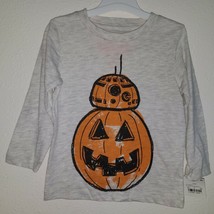 NWT Star Wars BB-8 Pumpkin Jack O Lantern Halloween Shirt 12 Months 18 M... - £8.62 GBP