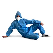 Disposable Full Body Protective Coverall Hazmat Suit, Pack of 6  Size SMALL - £42.18 GBP