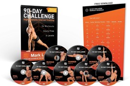 MARK LAUREN Workout DVD Set - Bodyweight 90-Day Challenge | Total Fitnes... - $22.73