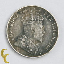 1903-H Canadá 10 Centavos, Moneda de Plata, Muy Fino MB, Km#10 - $52.25