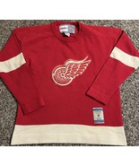 Vintage Detroit Red Wings CCM Jersey Sweater - Men&#39;s L - Acrylic - Logo - $148.50