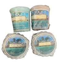 Yankee Candle Ocean Water Wax Tarts and Votives Set Of 4 - $19.77