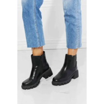 Mmshoes What It Takes Lug Sole Chelsea Boots In Black - £45.04 GBP