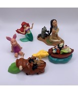 Vintage Disney Toy Lot Little Mermaid Goofy Movie Lion King Piglet Pocah... - $18.94 CAD