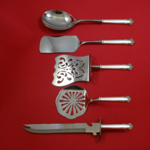 English Shell by Lunt Sterling Silver Brunch Serving Set 5pc HH WS Custo... - £250.08 GBP