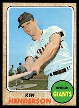 1968 Topps #309 Ken Henderson VGEX-B107R12 - £39.56 GBP