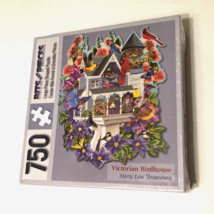 MARY LOU TROUTMAN Victorian Birdhouse Bits Pieces 750 Piece Puzzle 46874 New - $20.53