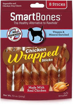 Premium Chicken-Wrapped Sticks for Dogs - Vitamin-Enriched and Rawhide-Free Chew - £11.02 GBP+