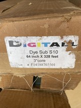 64&quot; Dye-Sublimation Paper Rolls 328 Ft Long Dye-Sub In Stock - $187.11