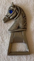 VTG, Art Deco, antique decapsule, horse top, metal, long 8.5 cm - $16.83