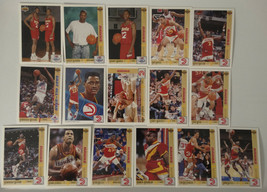 1991-92 Upper Deck Atlanta Hawks Team Set Of 23 Basketball Cards - £3.81 GBP