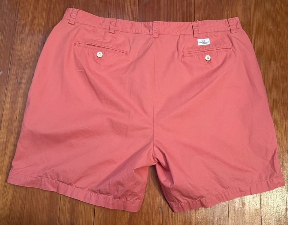 Pre-owned Men’s Vineyard Vines by Shep & Ian Size 40 Salmon Pink Club Shorts Item image 5