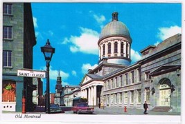 Quebec Laminated Postcard Old Montreal Saint Claude - £2.35 GBP