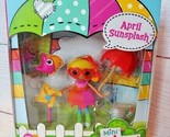 Lalaloopsy Mini April Sunsplash 3” Doll &amp; Pet Bird  Accessories  NEW - $9.85