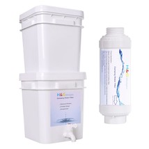 Camping Water Filter Drinking Water Filtration System With Survival Gravity - $77.93