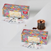 Dukhni&#39;S Oud Bakhoor Variety Box With Burner And Refill Box Is A Set Of Two That - £37.47 GBP