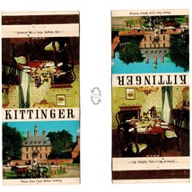 Vintage Matchbook Cover Kittinger Furniture Colonial  Williamsburg Universal 60s - £11.82 GBP