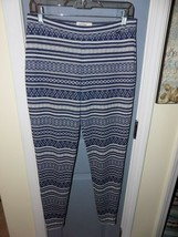 Abercrombie And Fitch Blue and Gray Leggings Size L Women&#39;s EUC - £21.06 GBP