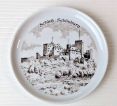 Scholb Schonburg Porcelain Brown Coaster/Butter Pat trinket dish West Ge... - £7.77 GBP