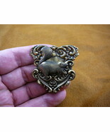 (b-squir-53) fat Squirrel little squirrels babies forest skunk brass pin... - $26.71 CAD
