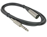 6Ft Foot Balanced Stereo Plug Trs 1/4 To 3Pin Xlr Male Mic Microphone Ca... - $17.99