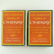 The Complete Works of O. Henry Lot of 2 1953 Hardcover Books with Dust Jackets