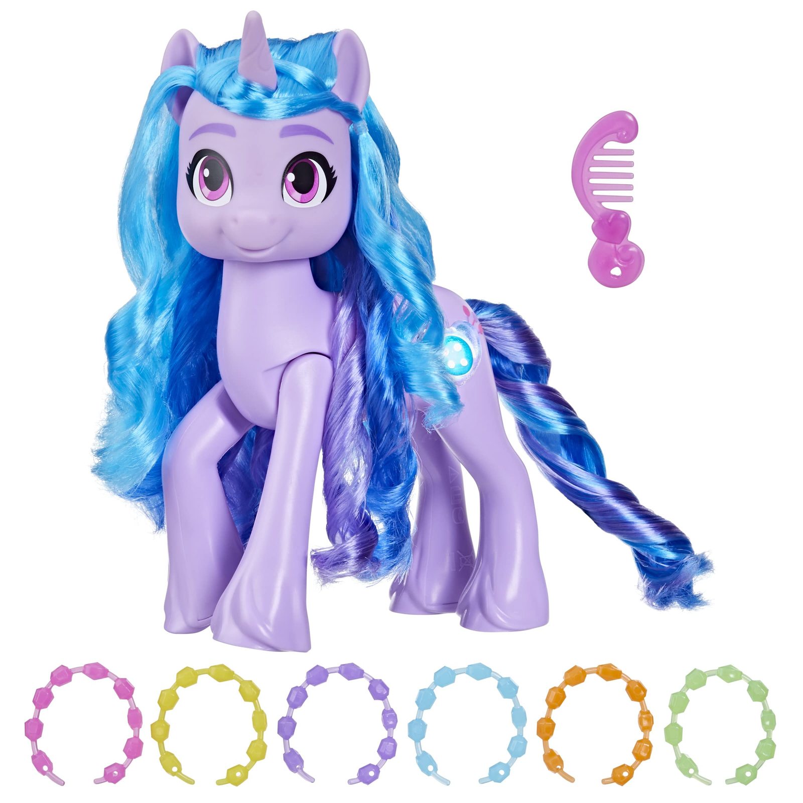 my little pony toys: make your mark izzy moonbow see your sparkle with sounds, m