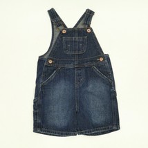 LEVIS Boys Shortall 24M Toddler Bibs Shorts Overall Denim Pocket Blue Ad... - $19.35