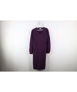 Vintage 90s Streetwear Womens Medium Petite Cable Knit Long Sleeve Sweat... - $719.71 MXN