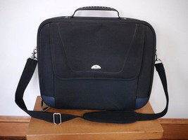 Samsonite Black Nylon Multi-Pocket Adjustable Laptop Soft Briefcase Carr... - $49.99