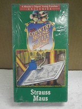 VHS MOVIE- COUNTRY MOUSE &amp; THE CITY MOUSE ADVENTURES- STRAUSS MAUS- NEW-... - $3.72