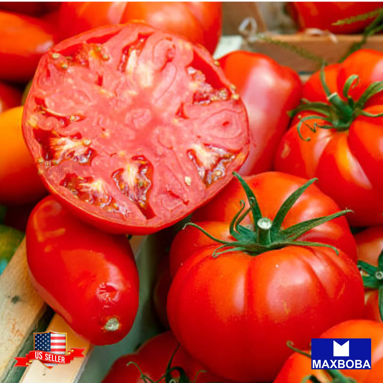 50+ Giant Red Beefsteak Tomato Fresh  Seeds Vegetable Non-GMO BTGO 75% OFF - $10.42